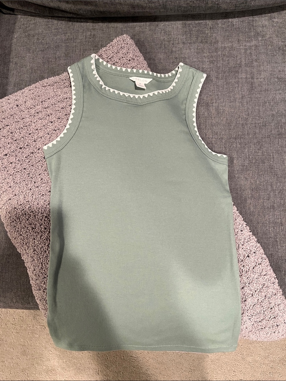 NWOT Carlson Green tank top